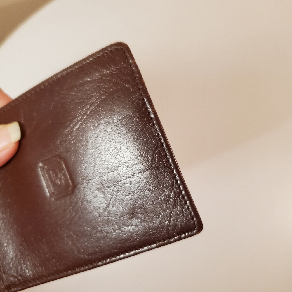 Christian Dior Vintage Men's Brown Leather Wallet - Picture 9 of 12